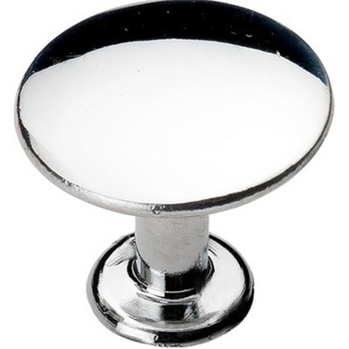 ÇEKMECE DÜĞMESİ YUVARLAK KROM DÜZ  PK:25