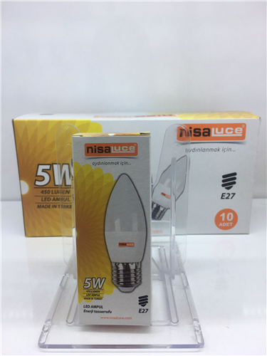 NİSALUCE LED MUM AMPUL E27 