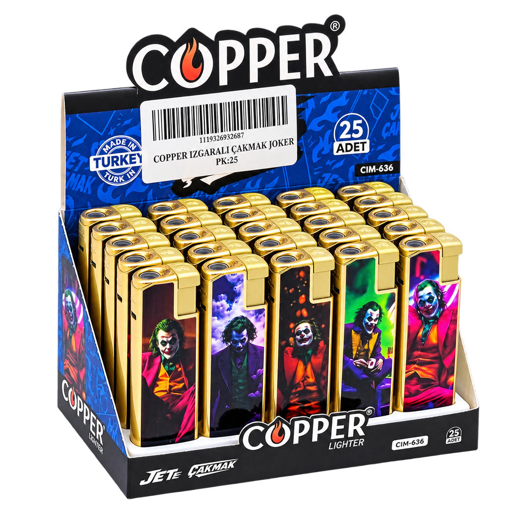 Copper Izgaralı Çakmak Joker