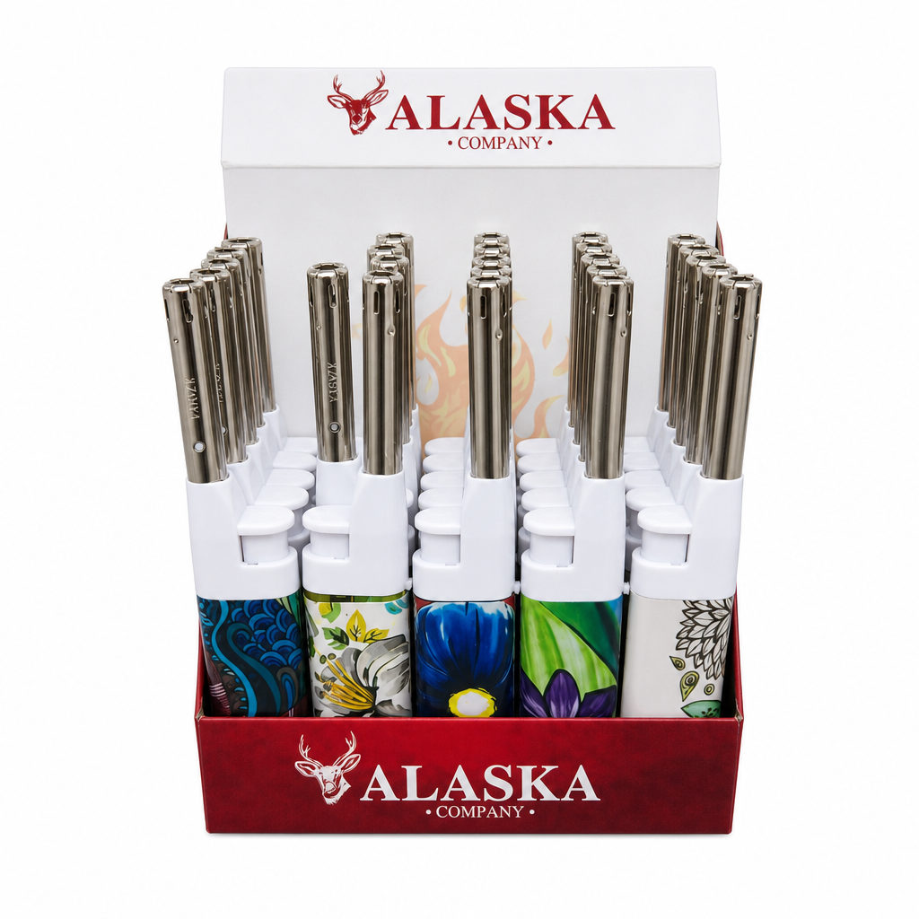 Alaska Mutfak Çakmağı Çiçekli