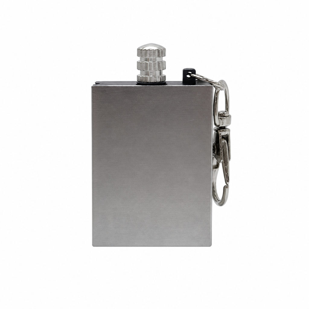 Zippo Tipi Metal Benzinli Çakmak Siyah